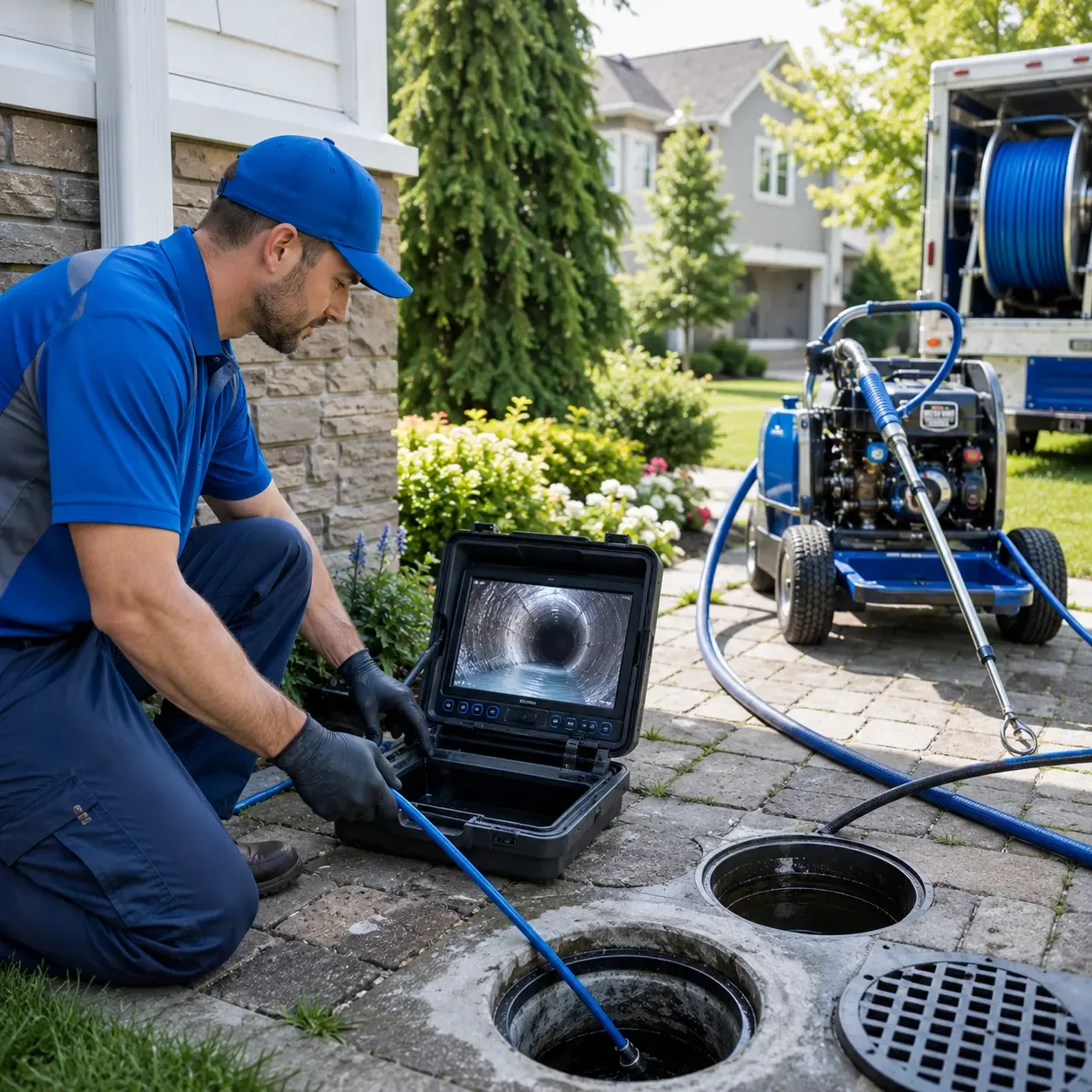Outdoor drain cleaning professionals serving Belle Mina, AL
